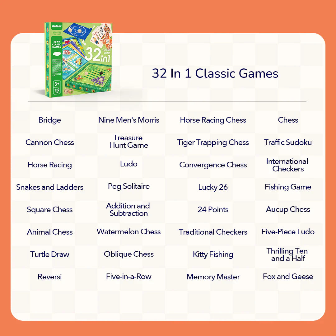 32 IN 1 CLASSIC GAMES, Mideer