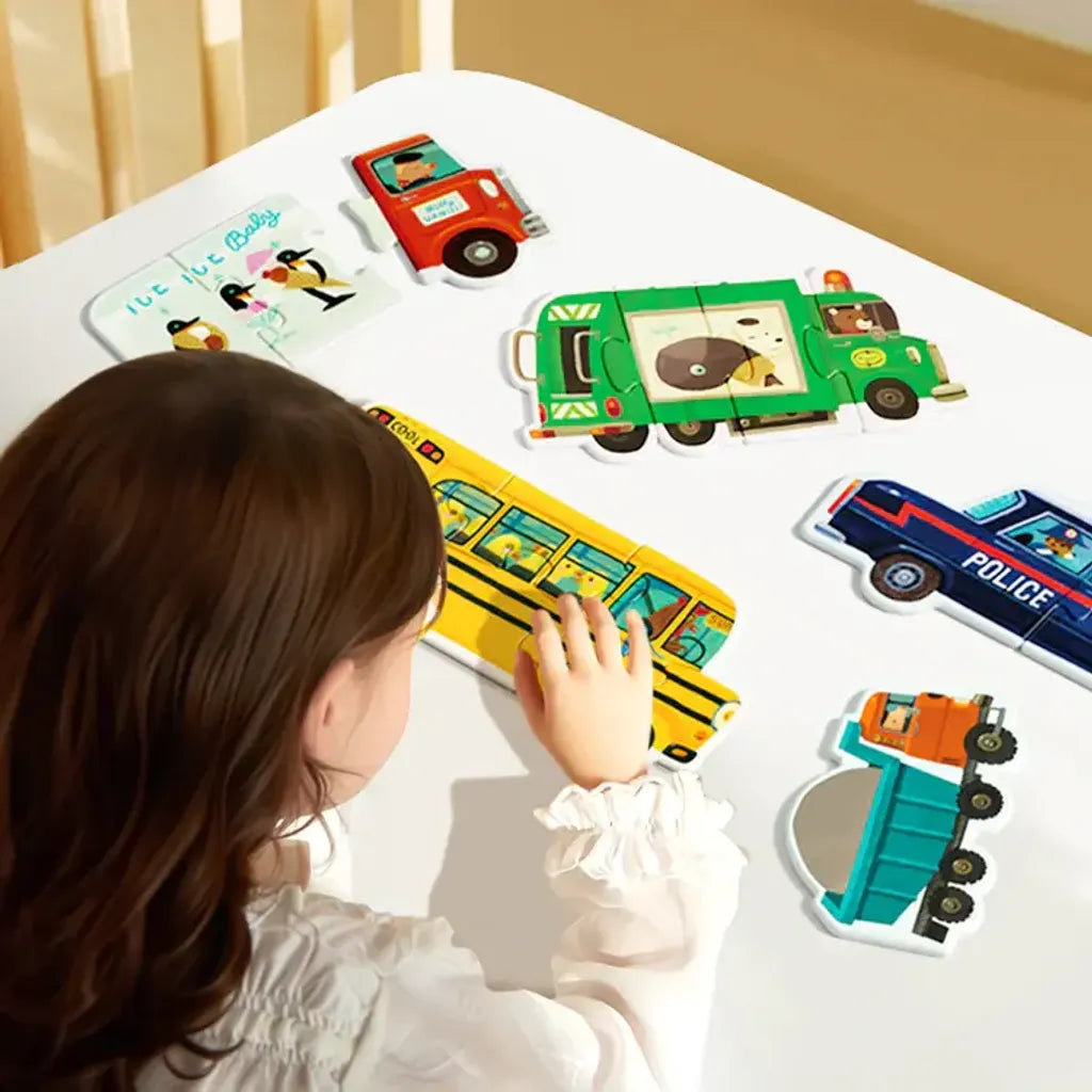 My First Artist Puzzle - Busy Cars, Mideer
