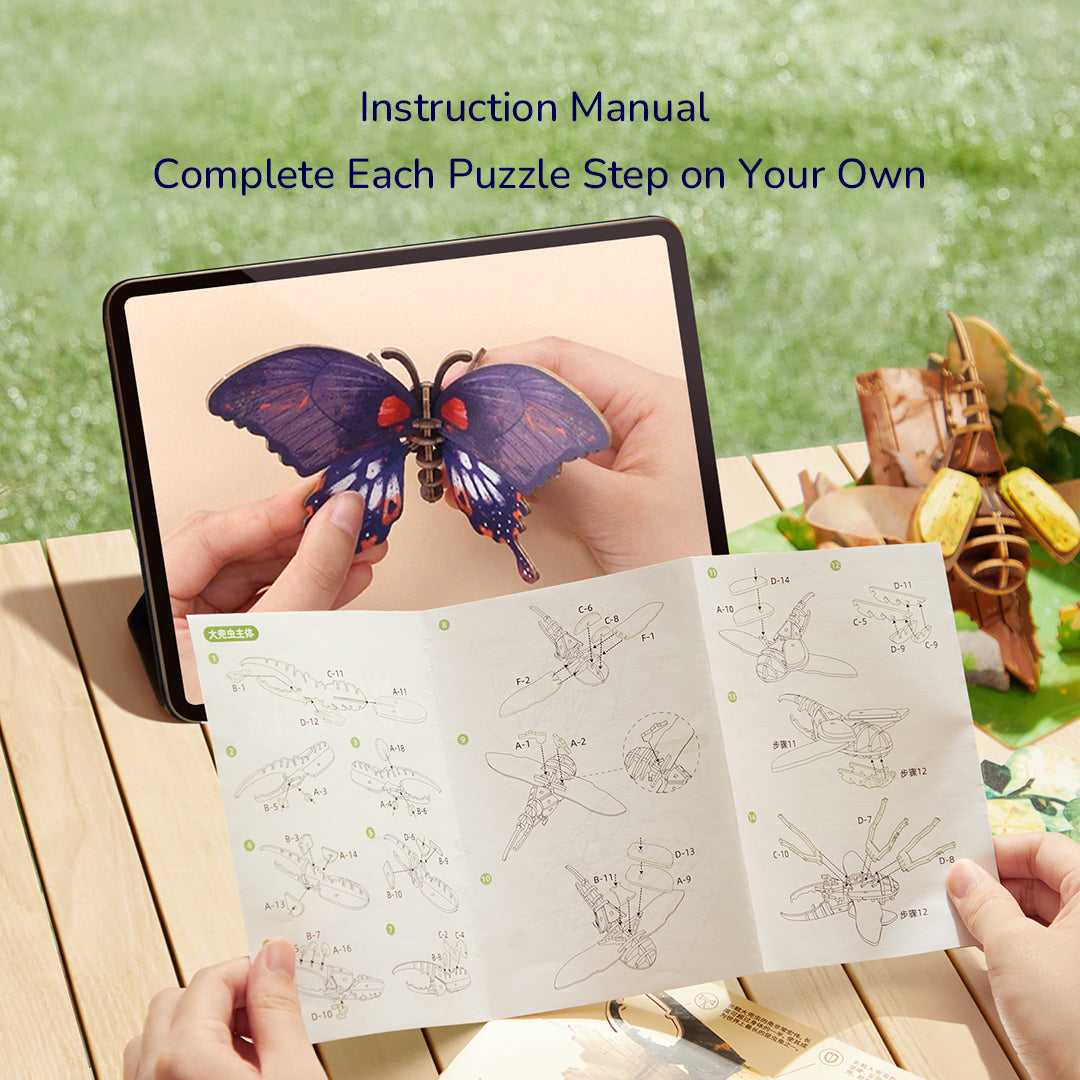 Wooden 3D Puzzle: Apis Mellifera