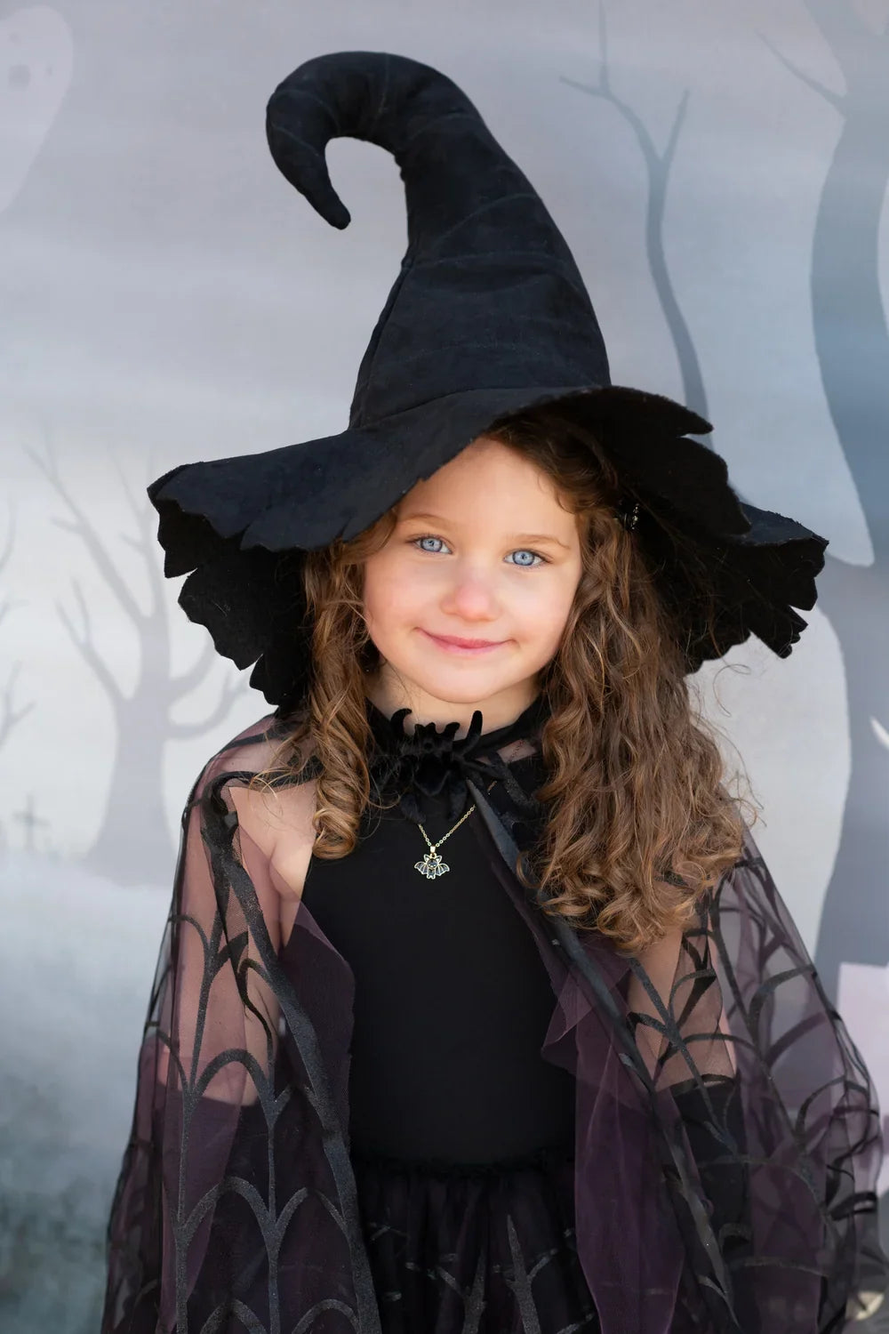 Spiderweb Tutu With Cape, Halloween Costume For Kids 4-6