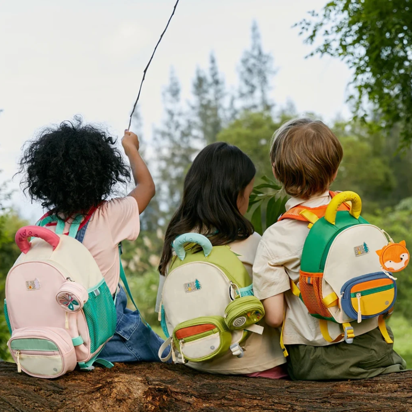 Outing Backpack for Kids Khaki, Mideer