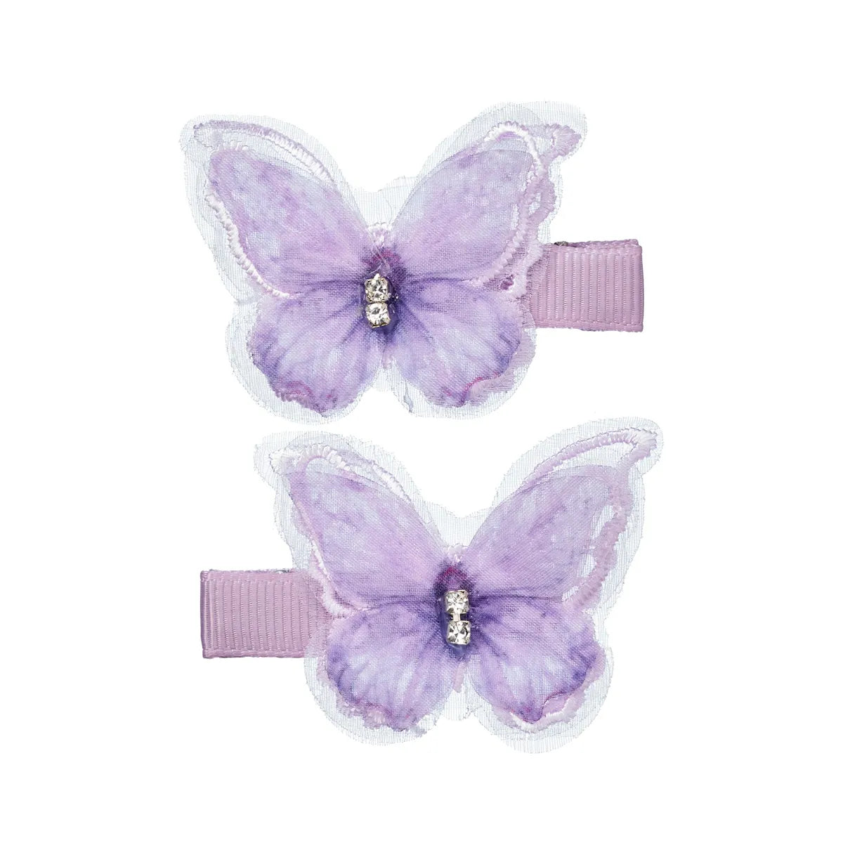 Hair Claws Rifke, Butterfly Purple, 2 pcs/Card