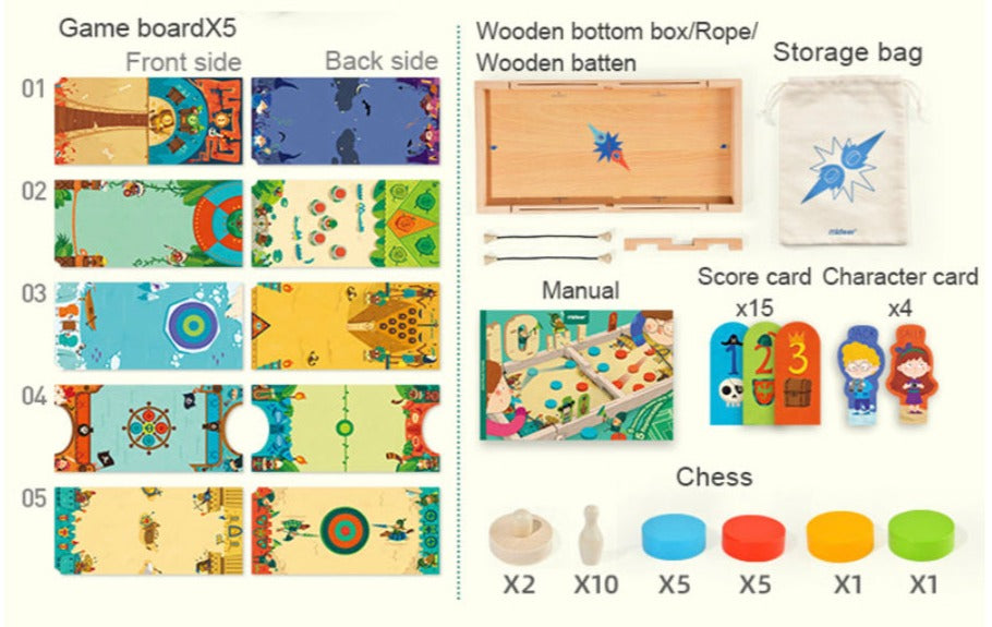 10 in 1 Carron Board Game