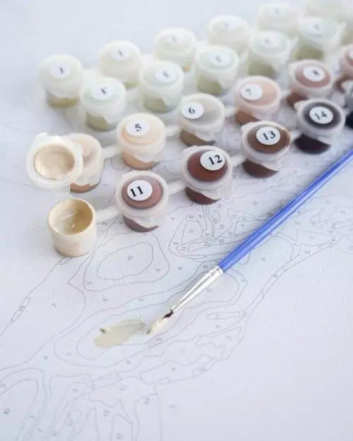 Festive morning Paint by Numbers, Brushme