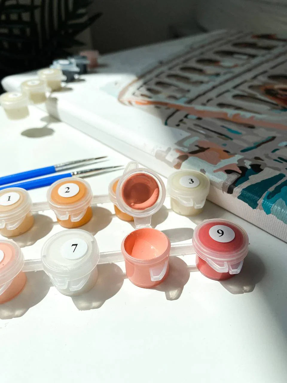 Festive morning Paint by Numbers, Brushme