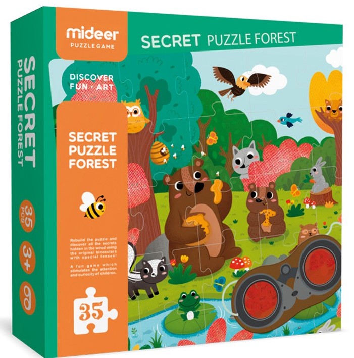 Secret Puzzle Forest 35pcs Mideer