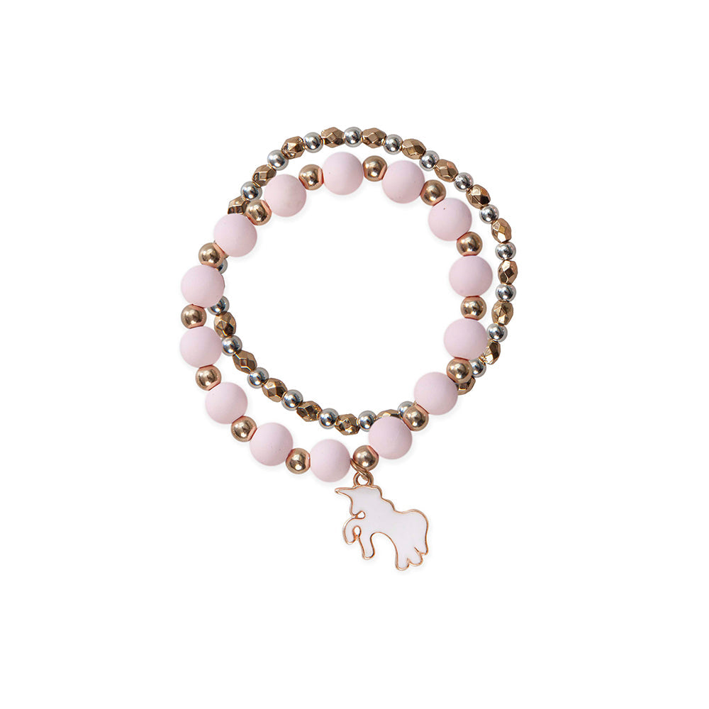Unicorn Dreams Bracelet: 2 Pieces, Costume Accessory for Kids 3+