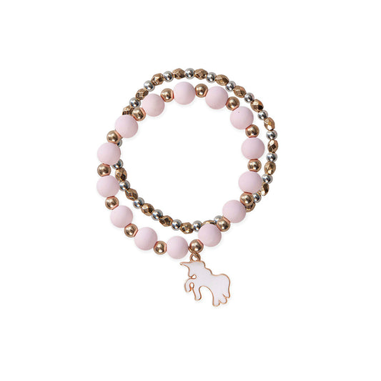 Unicorn Dreams Bracelet: 2 Pieces, Costume Accessory for Kids 3+