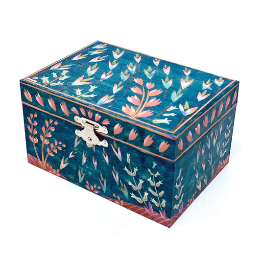 Ethereal Ocean Floor, Musical Jewelry Box