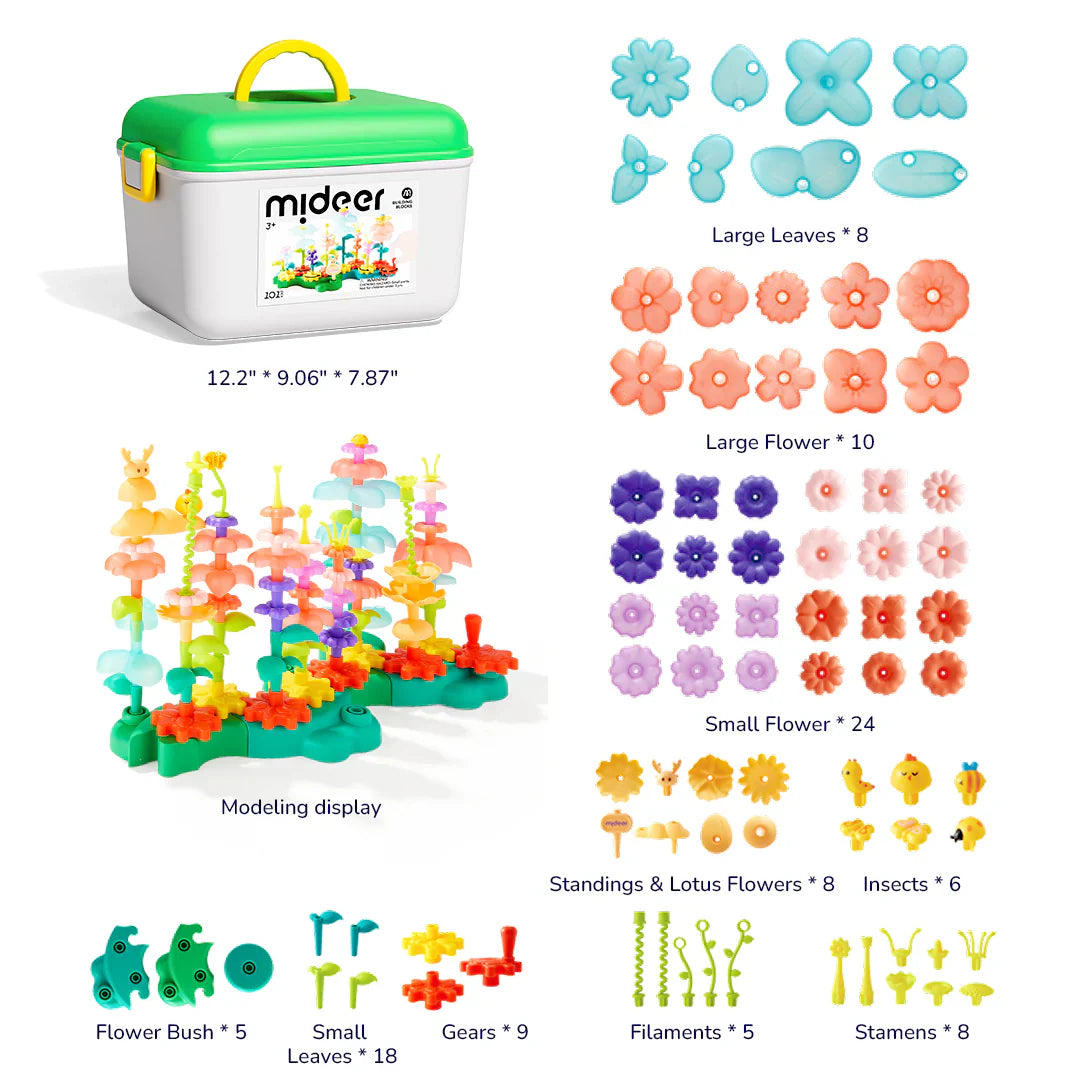 Rotating Garden Puzzle Blocks, Mideer