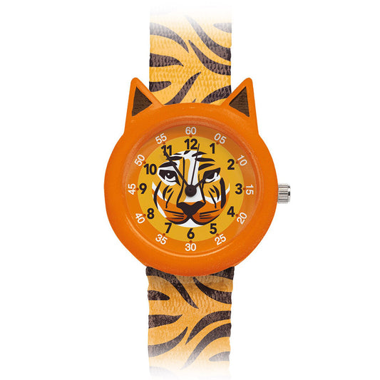 Tiger, Kids Watch, 5+, Playful Animal-Design Wristwatch