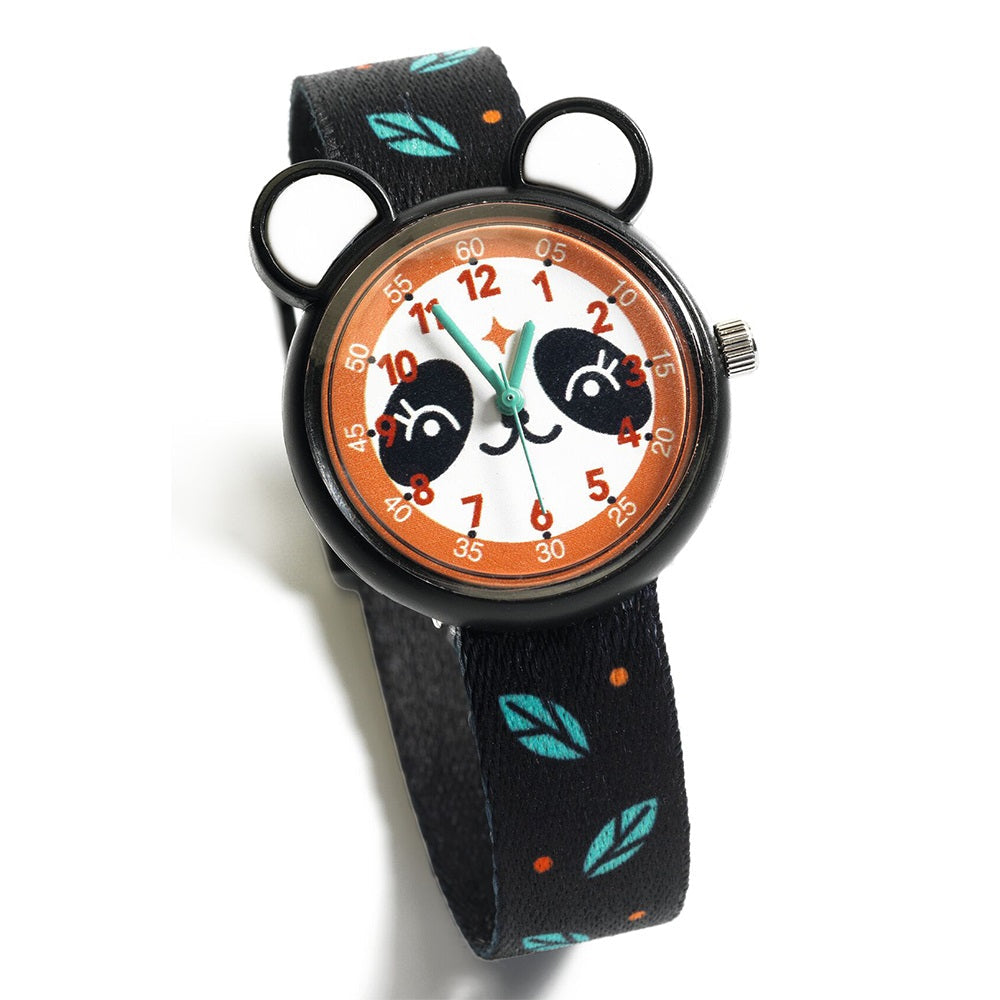 Panda, Kids Watch, 5+, Two-Dial Quartz Watch With Panda Illustration