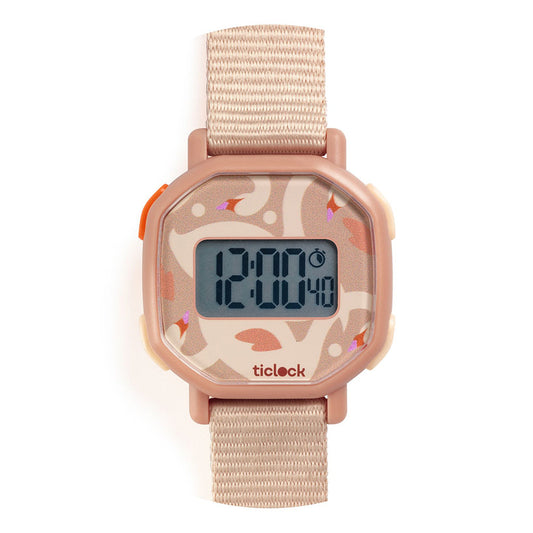 Poetic Swans, Digital Watch, 6+, Illustrated Dial With Night Light