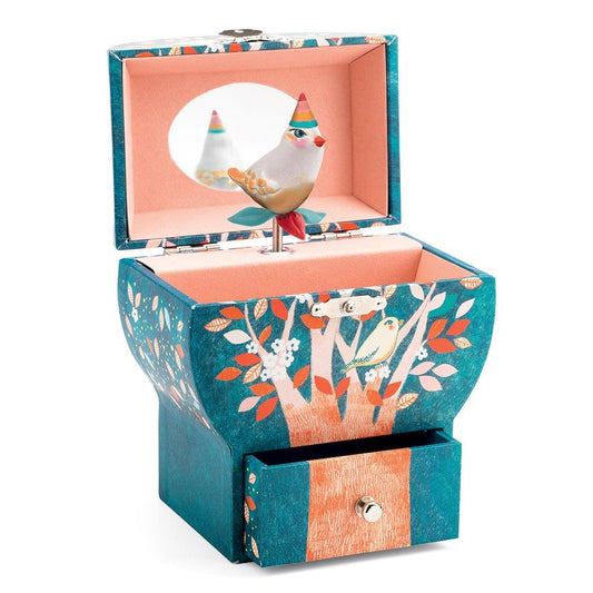Night-Singing, Musical Jewelry Box, Whimsical Keepsake Box With Melody