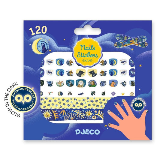 Moonlight Reflections, Nail Sticker Set, 3+, Fast Water-Resistant Manicure