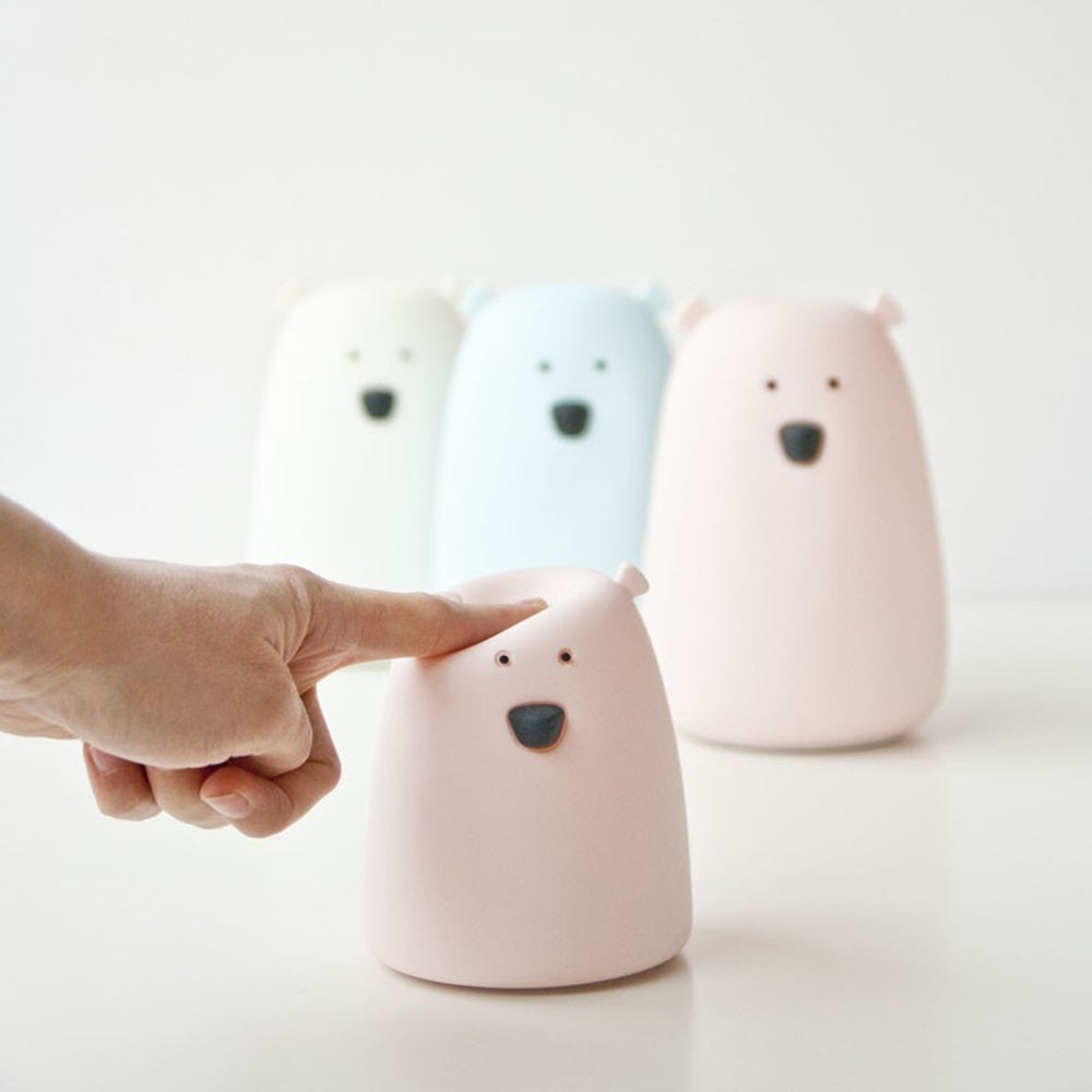 Mini Bear: White, Night Light