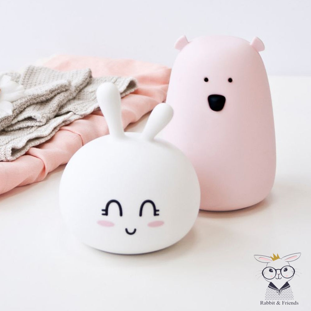 Sweet Bunny: White Silicone, Night Light