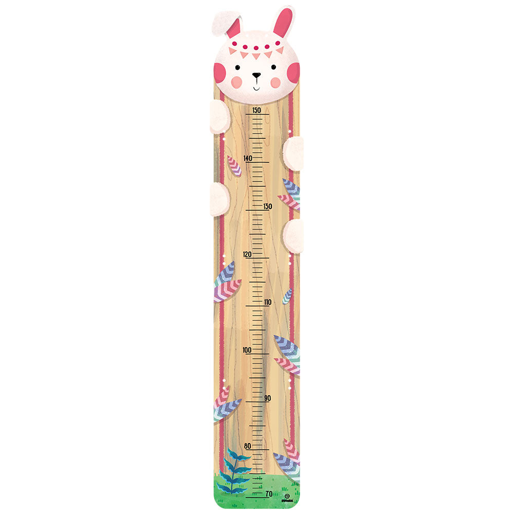 Childrens Indianimals, Growth Chart, Choose 1 of 3 Design