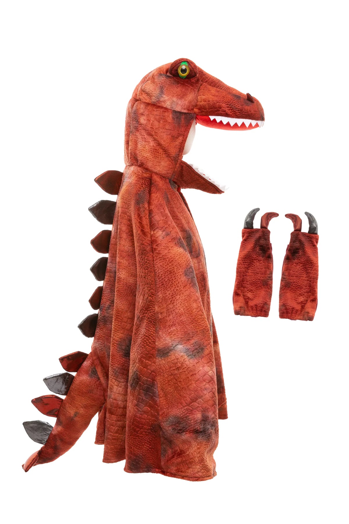 Grandasaurus T-Rex Cape With Claws, Dinosaur Costume For Kids