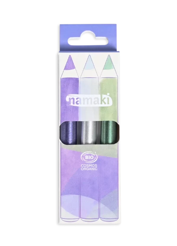 Glitter Make-up Pencils Moonlight Set of 3, Kids Makeup Set for Kids 5+