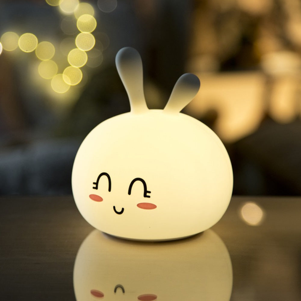 Sweet Bunny: White Silicone, Night Light