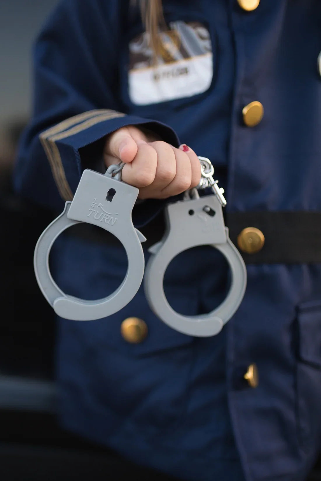 Police Officer Costume Set For Kids 5-6, 5-Piece