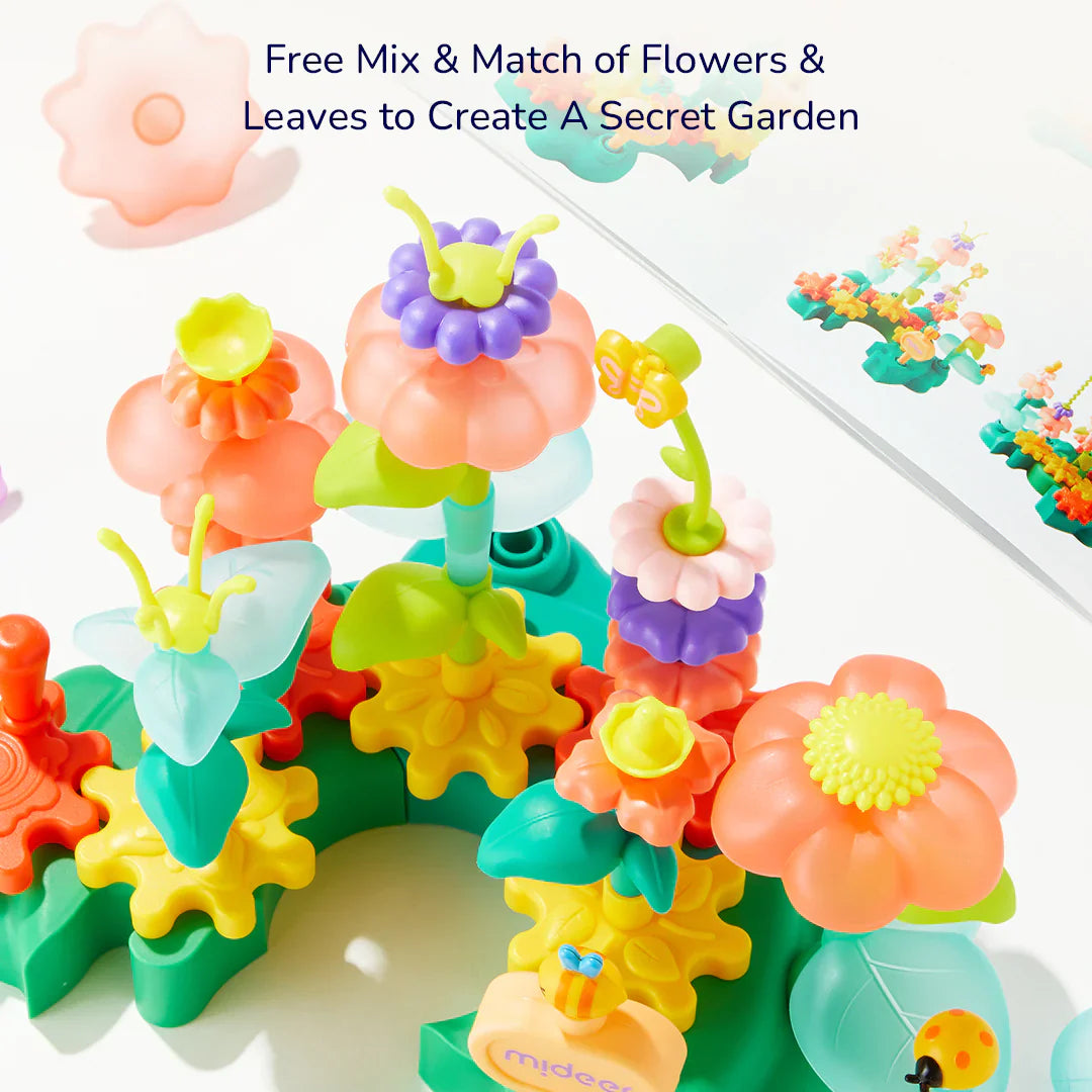 Rotating Garden Puzzle Blocks, Mideer