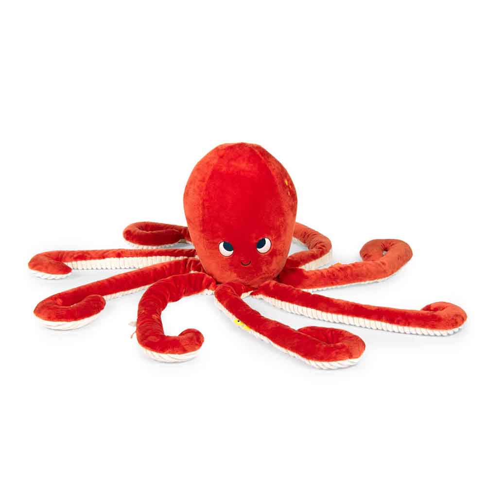 Large Octopus, Les Aventures de Paulie, Plush Toy for Kids 1+