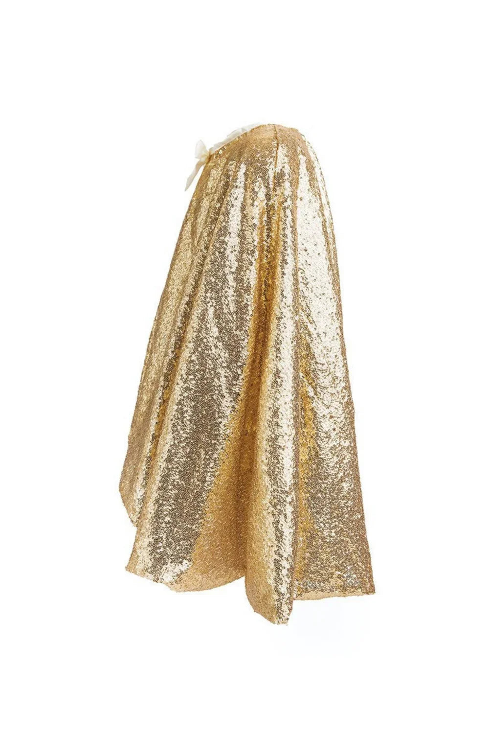 Gracious Gold Sequins Cape For Kids 5-6