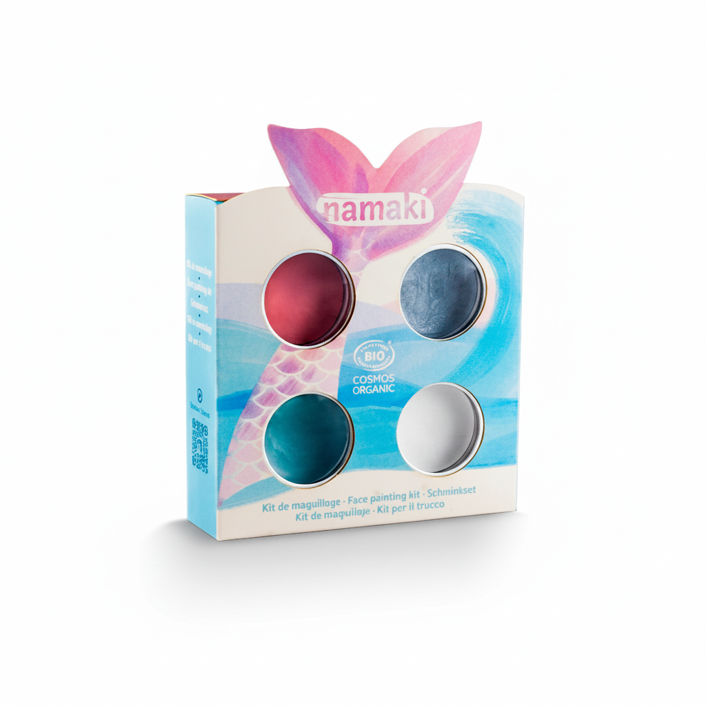 Mermaid, Face Paint Kit for Kids 5+