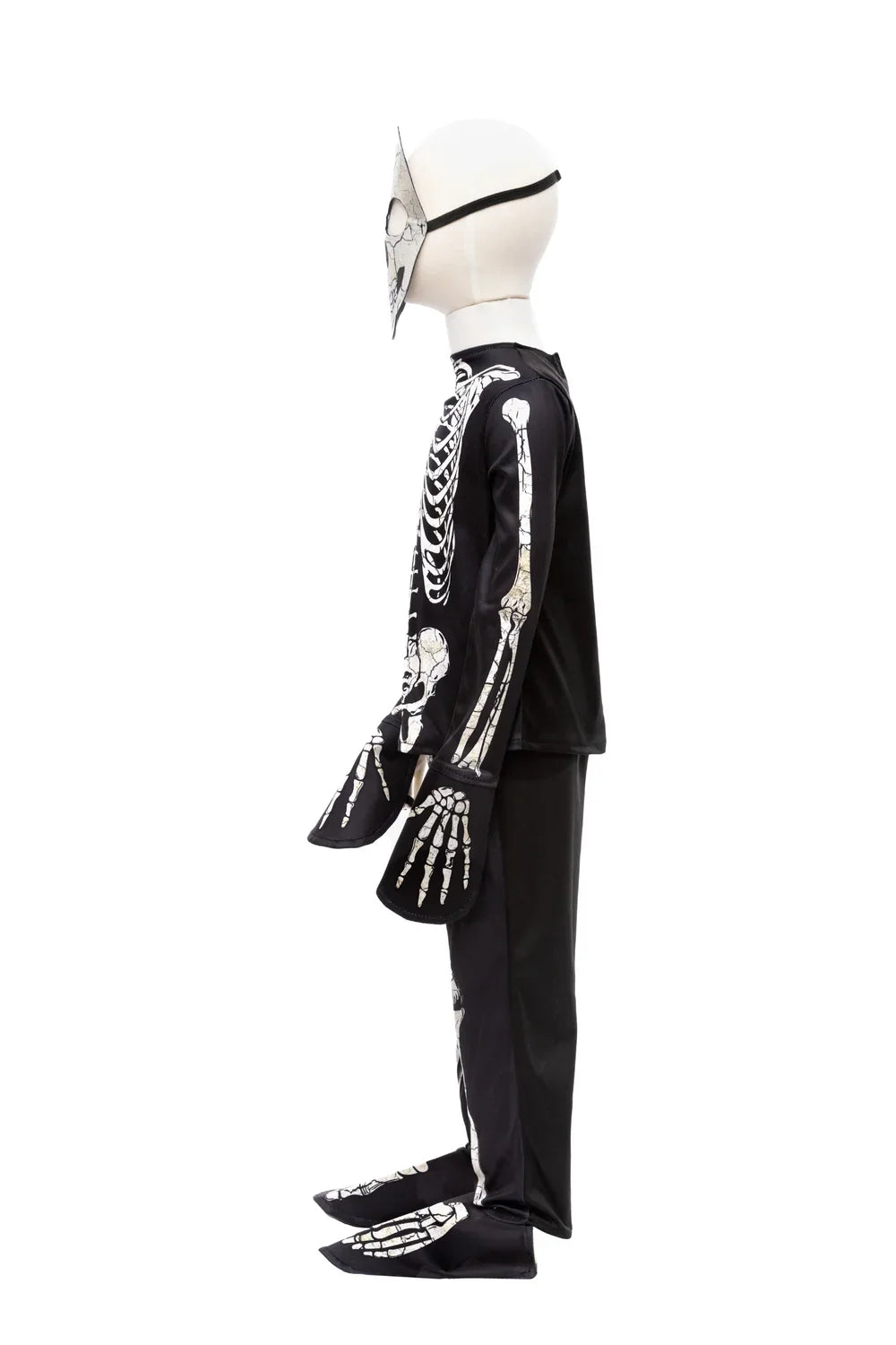 Glow In The Dark Skeleton Halloween Costume For Kids 5-6