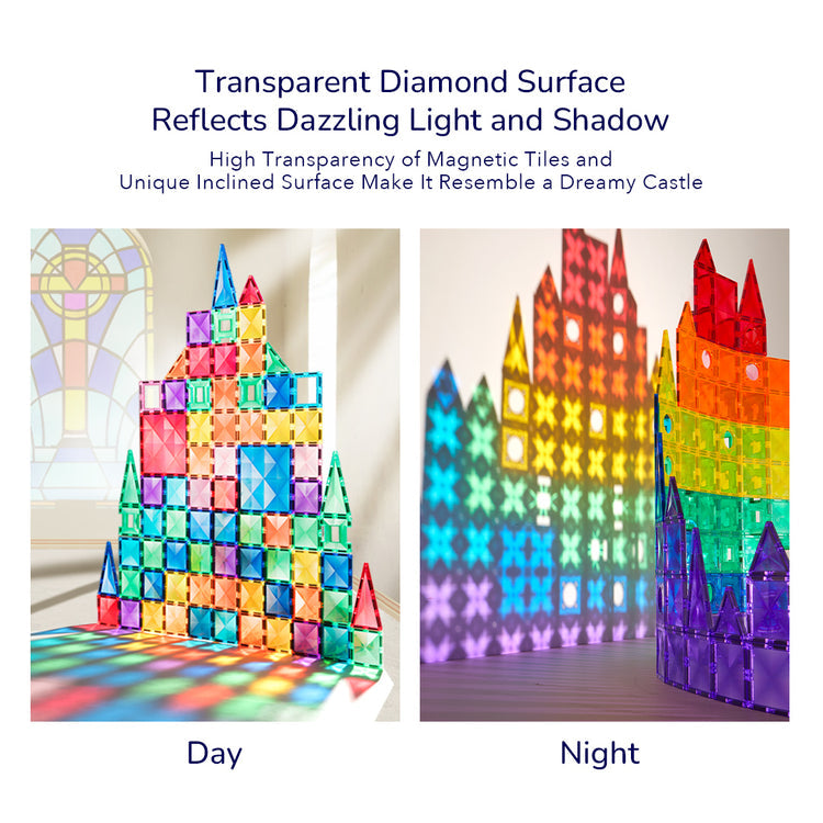 Colorful Magnetic Tiles- Cold color 20pcs