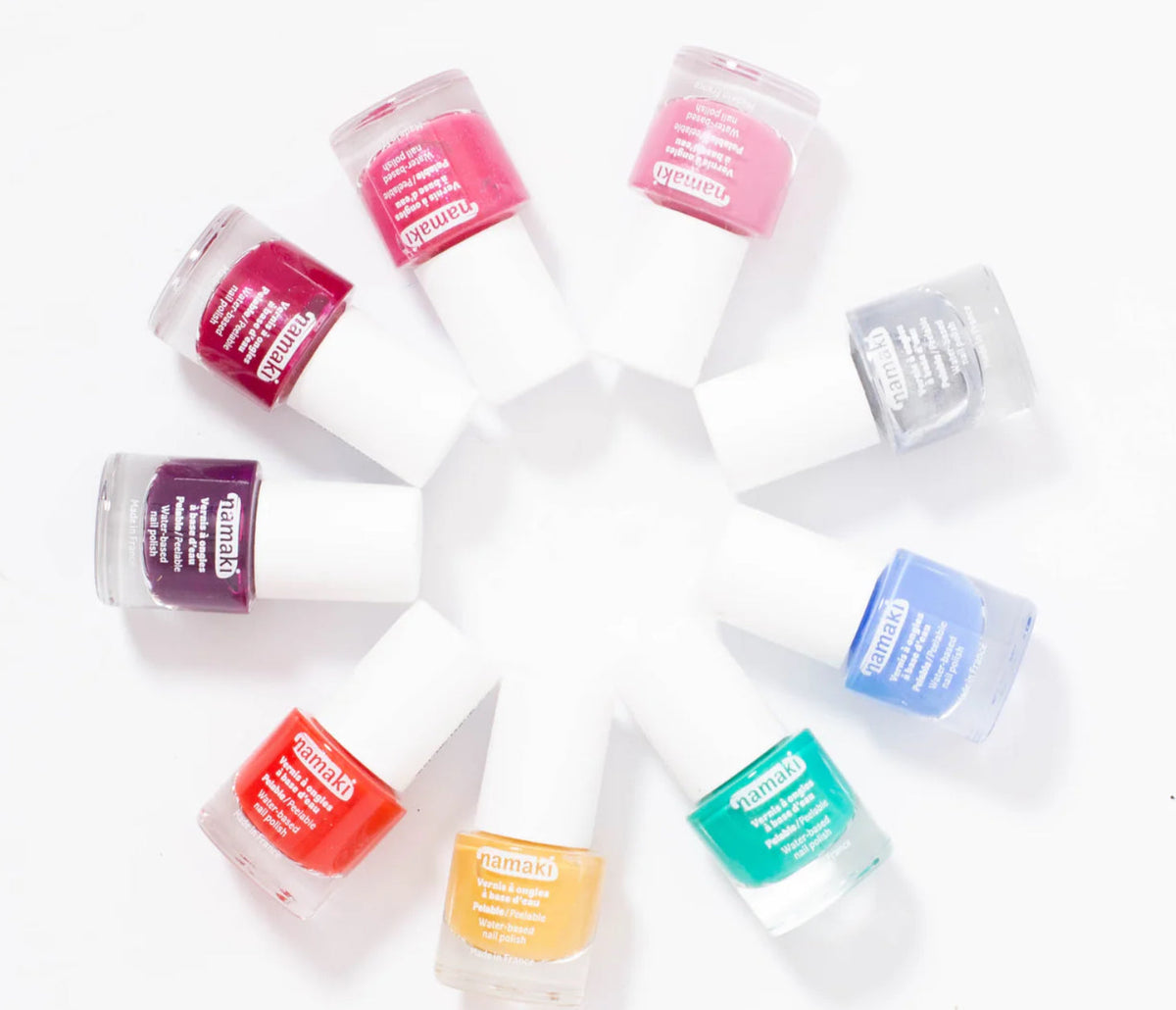 Water-based Nail Polish, Nail Polish Set for Kids 5+, Choose 1 of 18 Colours