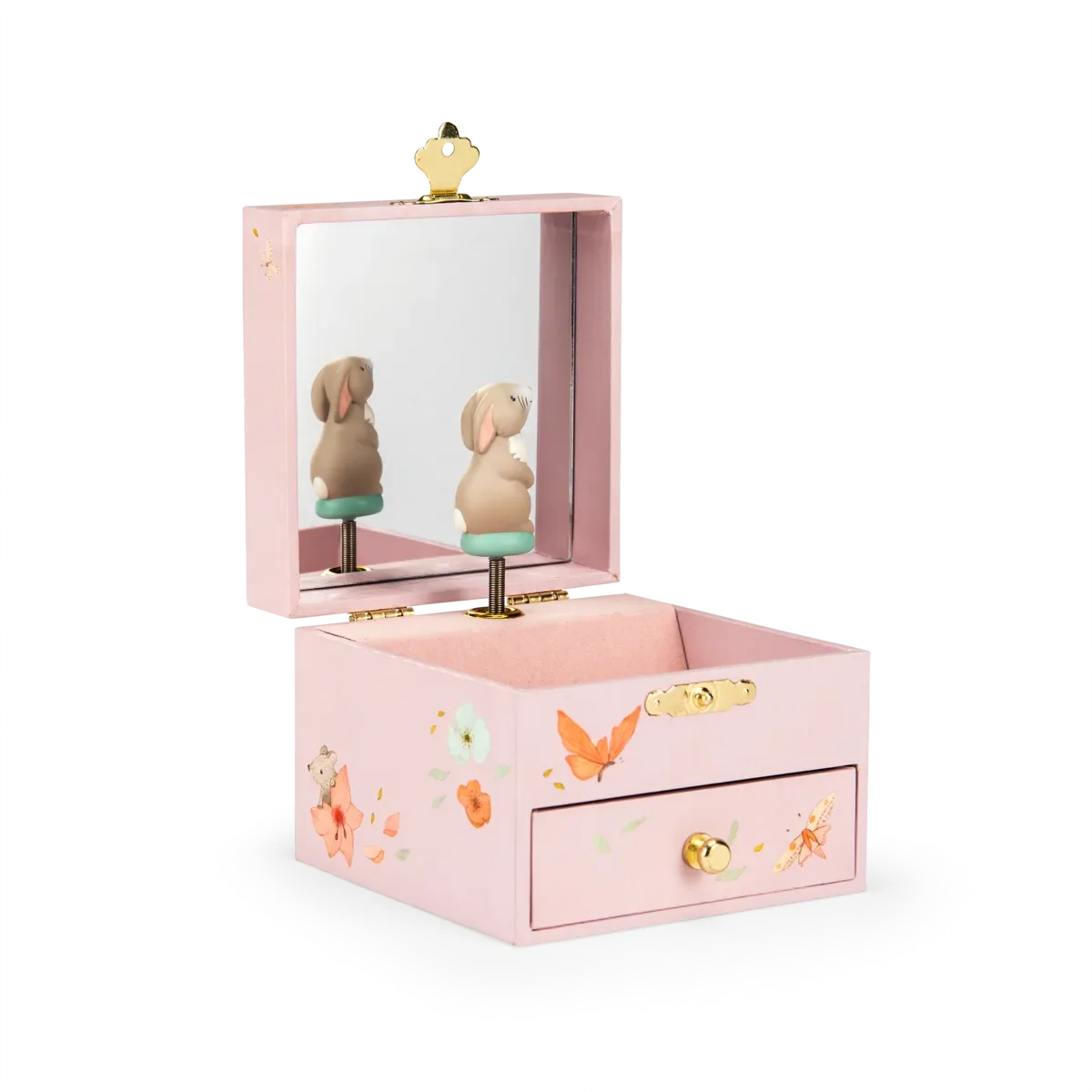 Fleur the Rabbit Musical Jewellery Box, Les Rosalies, Music Box