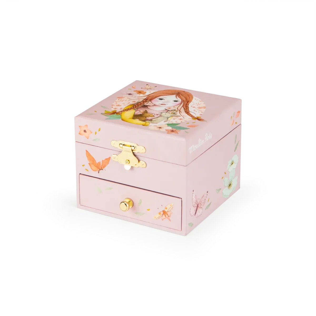 Fleur the Rabbit Musical Jewellery Box, Les Rosalies, Music Box