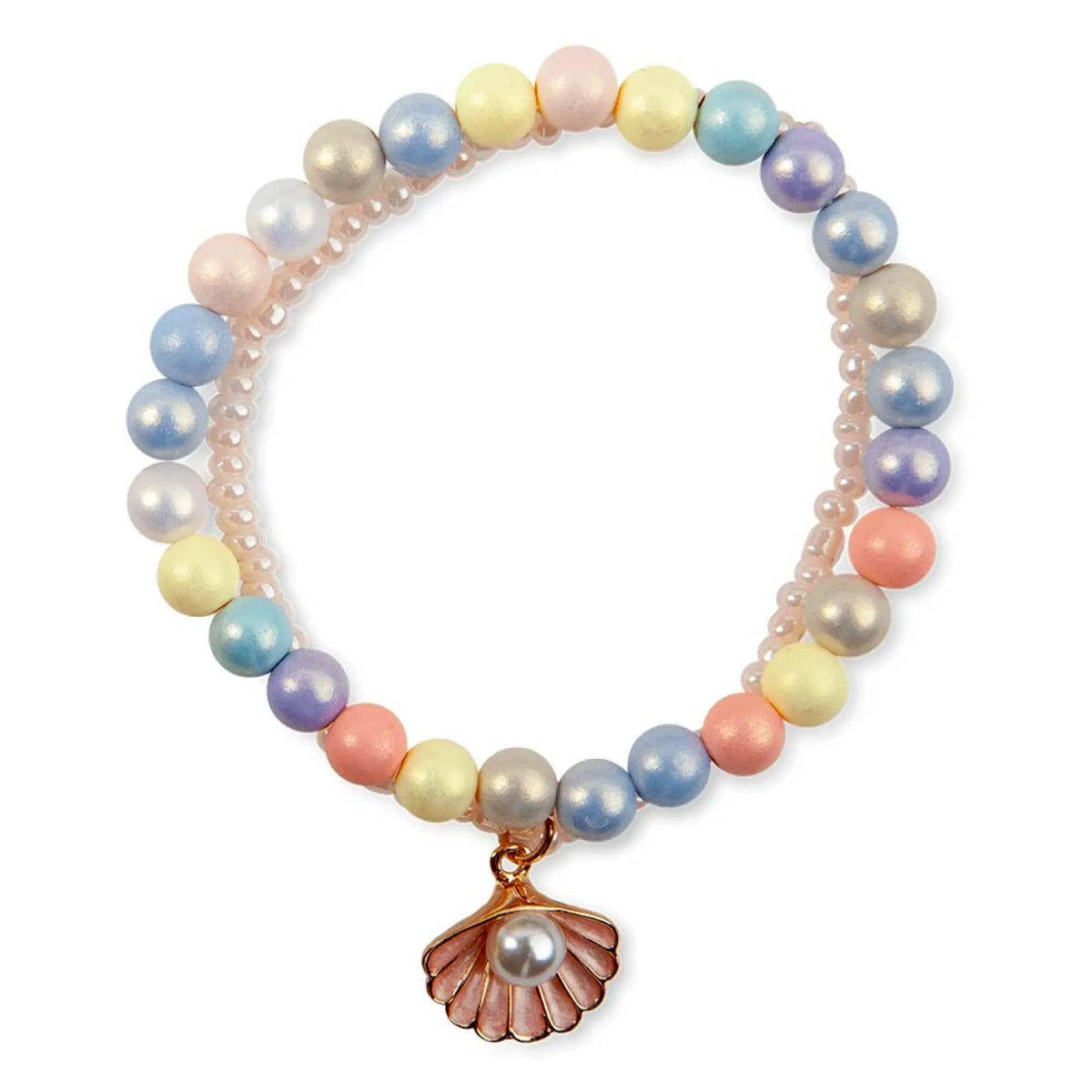 Boutique Pastel Shell, Bracelet, Costume Accessory for Kids 3+