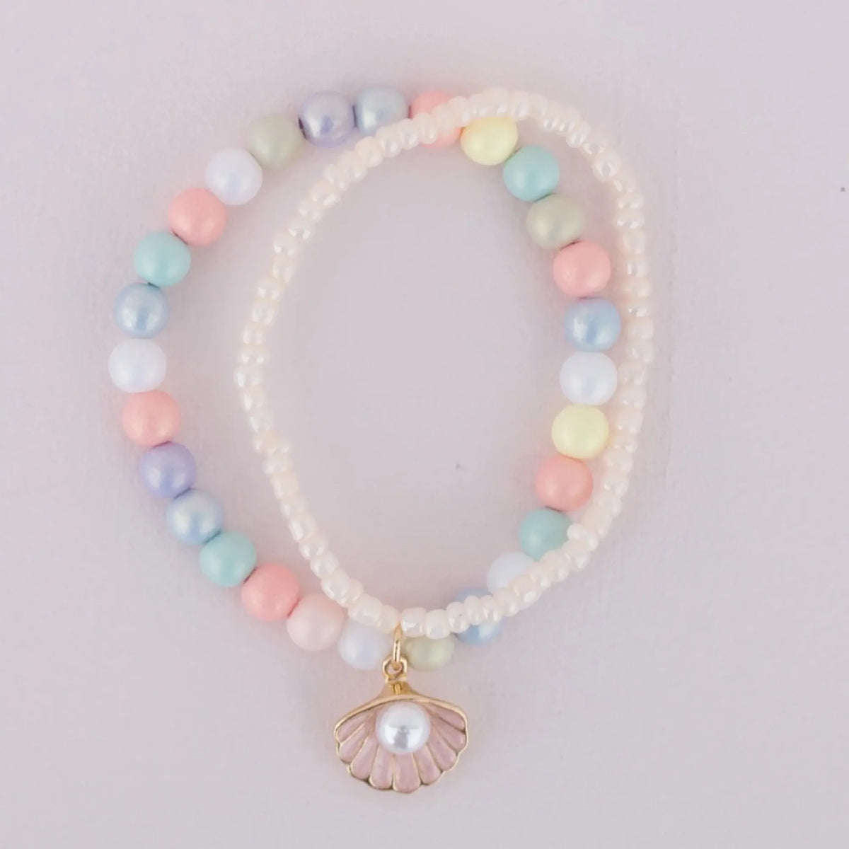Boutique Pastel Shell, Bracelet, Costume Accessory for Kids 3+