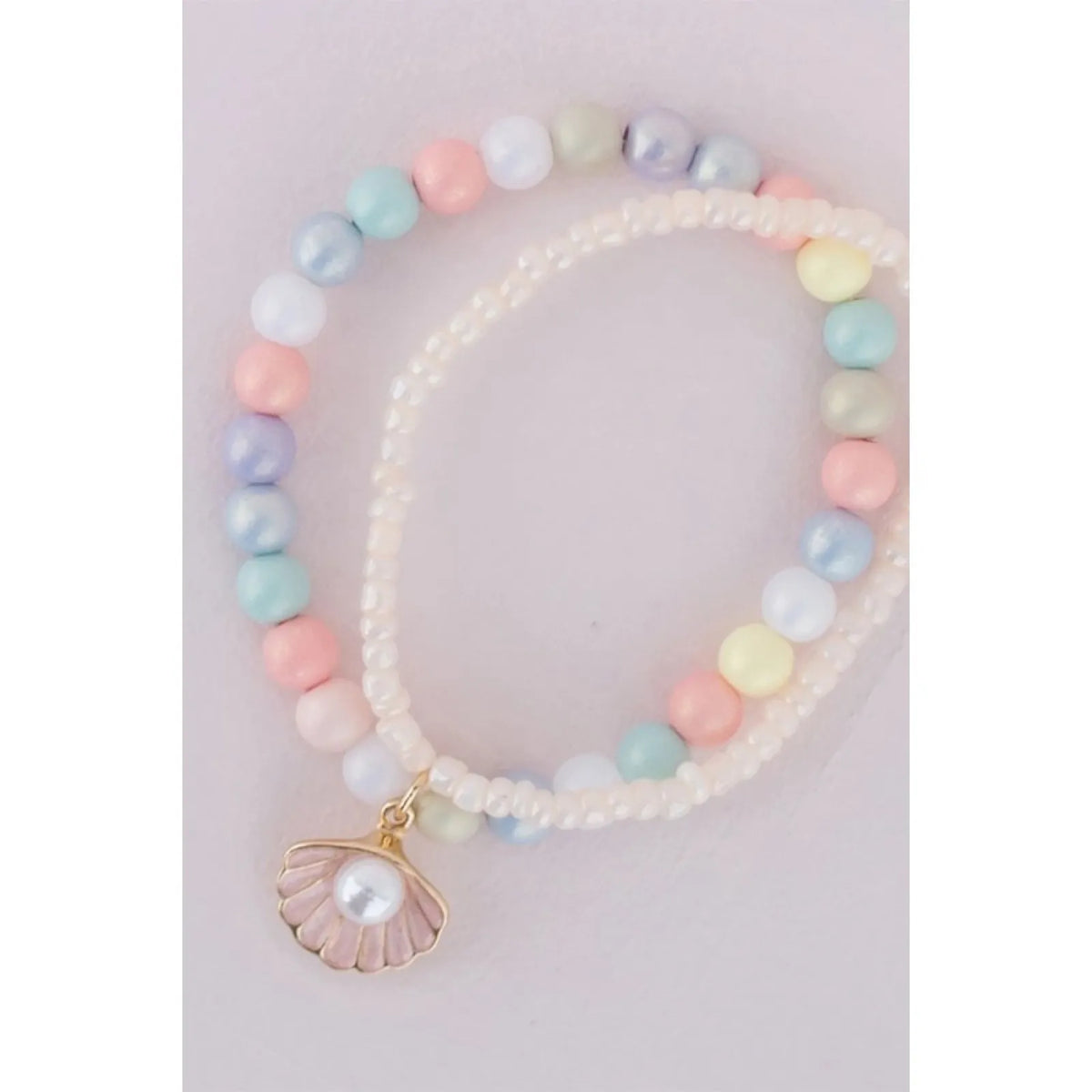 Boutique Pastel Shell, Bracelet, Costume Accessory for Kids 3+