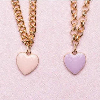 Boutique Chunky Chain Heart Necklace, Costume Accessory for Kids 3+
