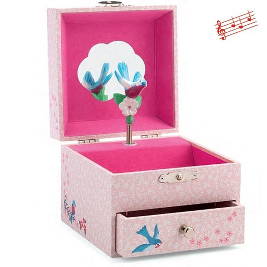 Chaffinch's Melody, Musical Jewelry Box, Calming Bedtime Keepsake Box