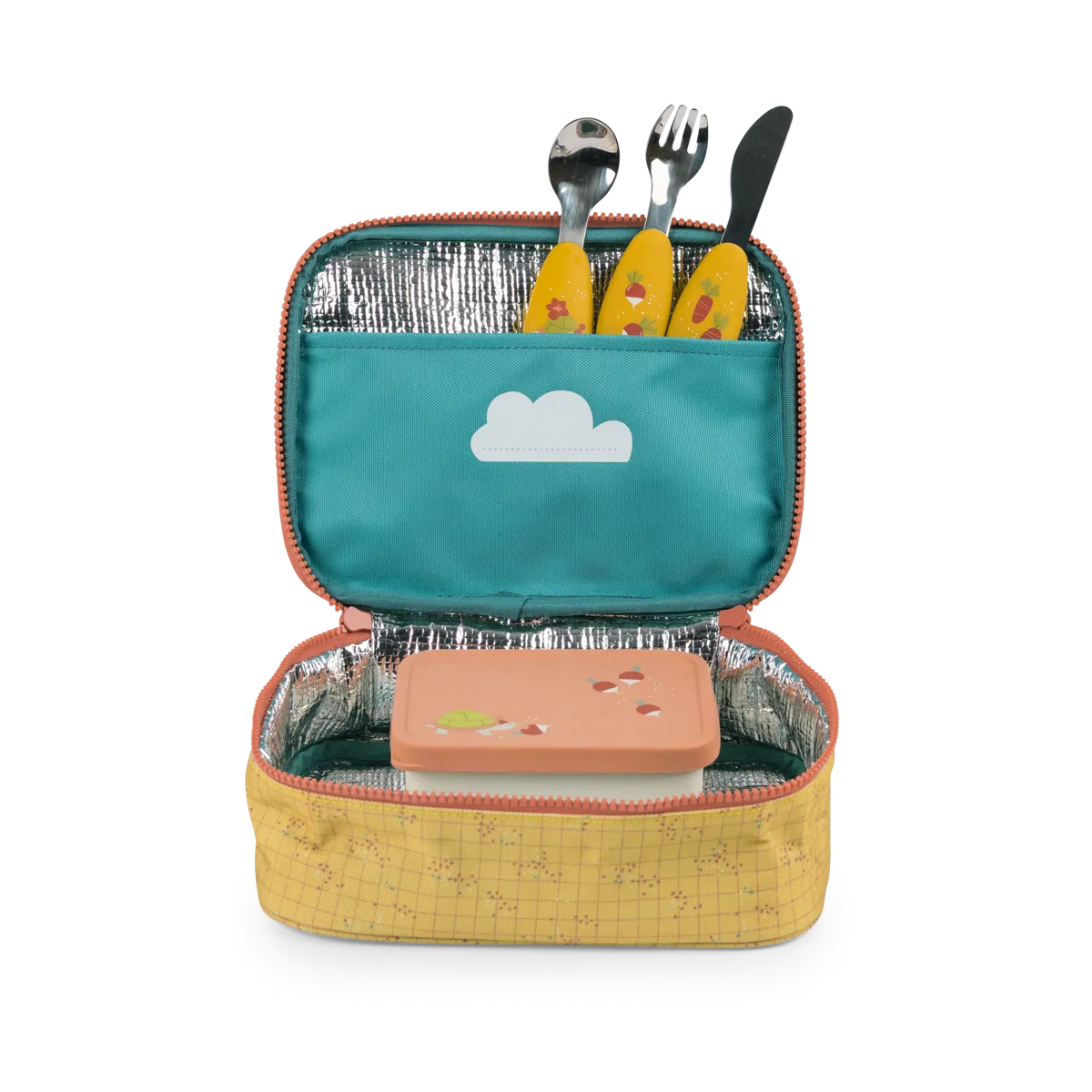 Insulated Lunch Bag, Trois Petits Lapins, Bag for Kids 3+