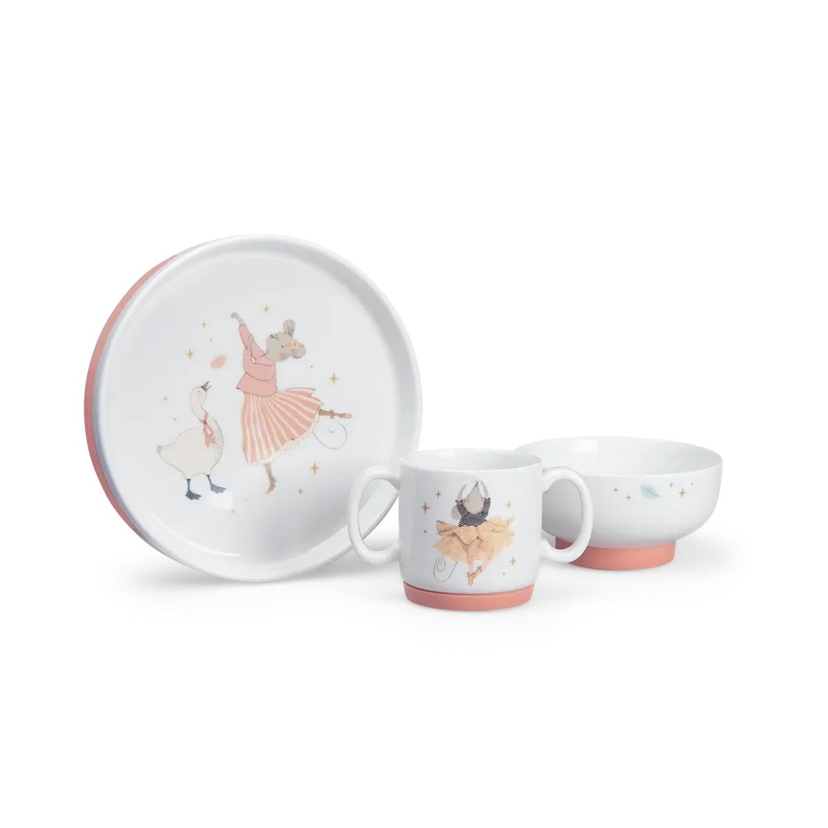 Porcelain Dish Set, La Petite Ecole de Danse, Decoration for Kids 3+