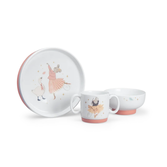Porcelain Dish Set, La Petite Ecole de Danse, Decoration for Kids 3+