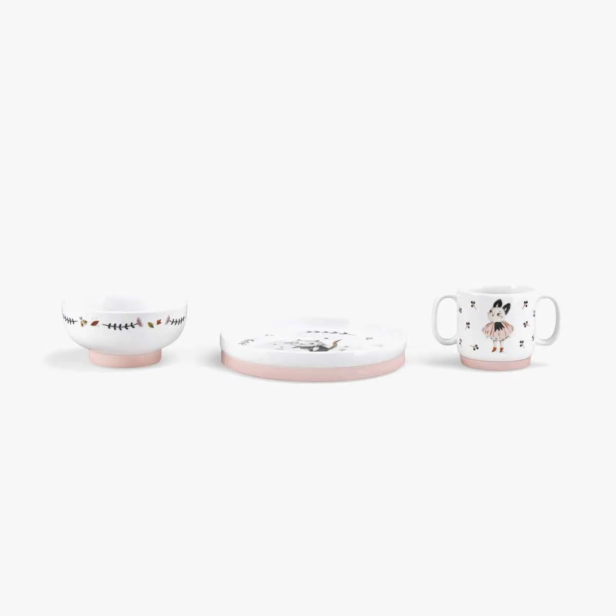 Porcelain Dish Set, Après la Pluie, Decoration for Kids 3+