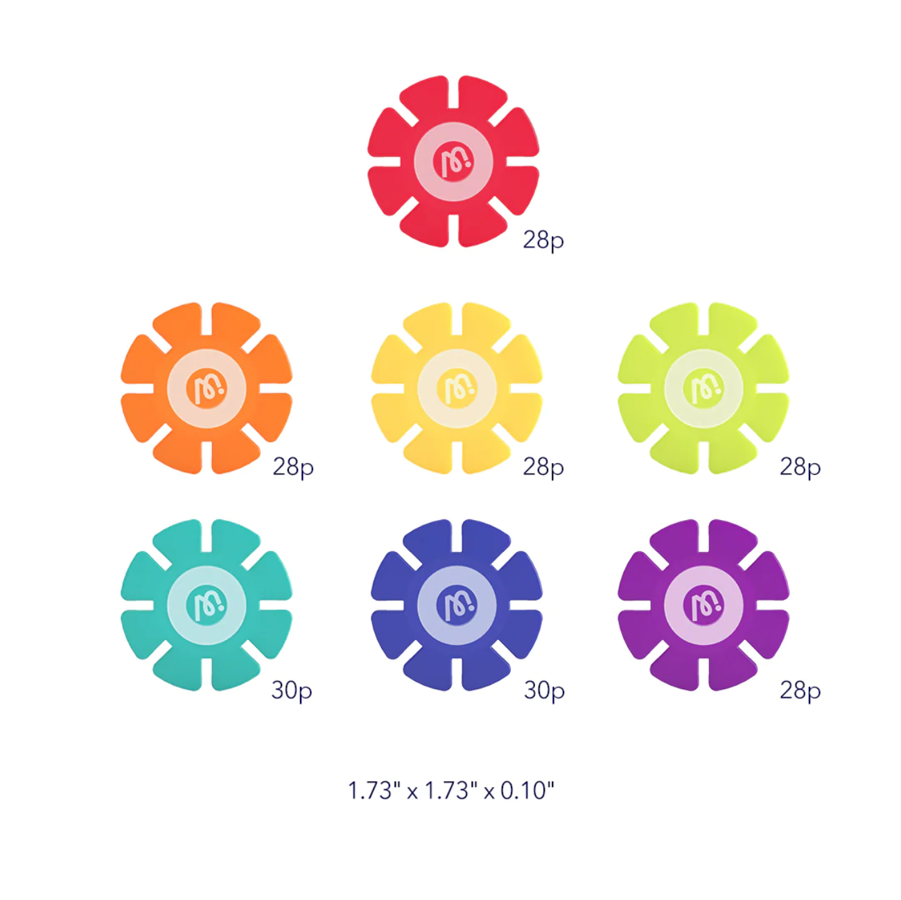 Translucent Color Snowflake Blocks  200PCS, Mideer