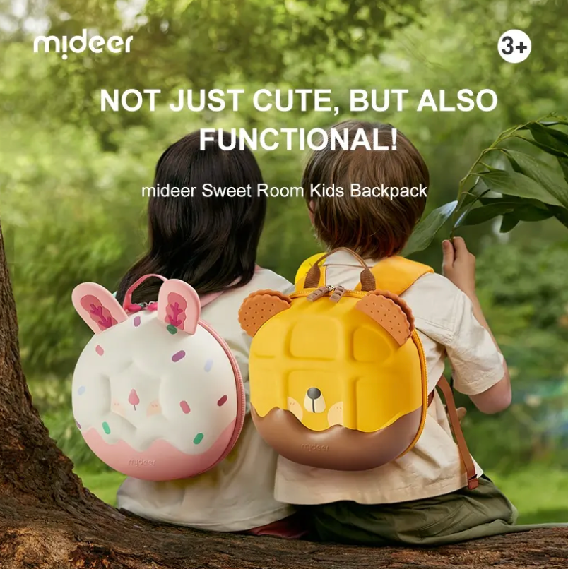 Sweet Room Kids Backpack - Cream Bunny, Mideer