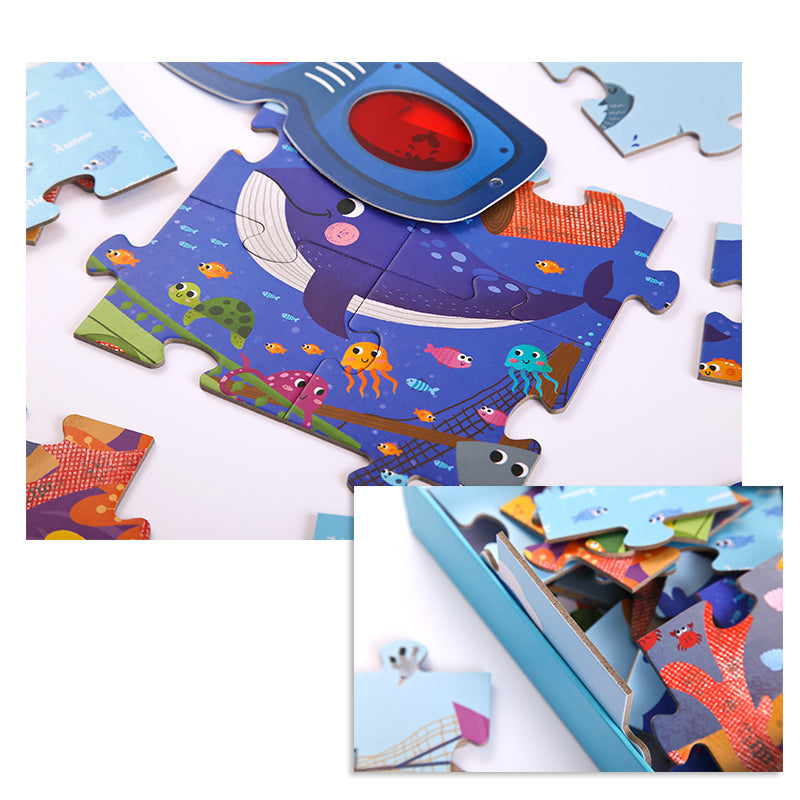 SECRECT PUZZLE-OCEAN 35PCS