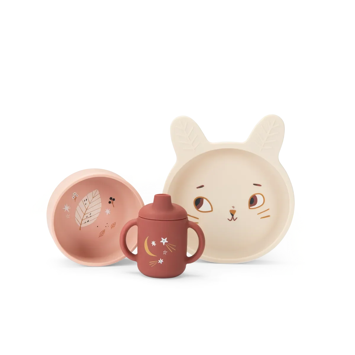 Silicone Dish Set, Après la Pluie, Decoration for Kids 1+