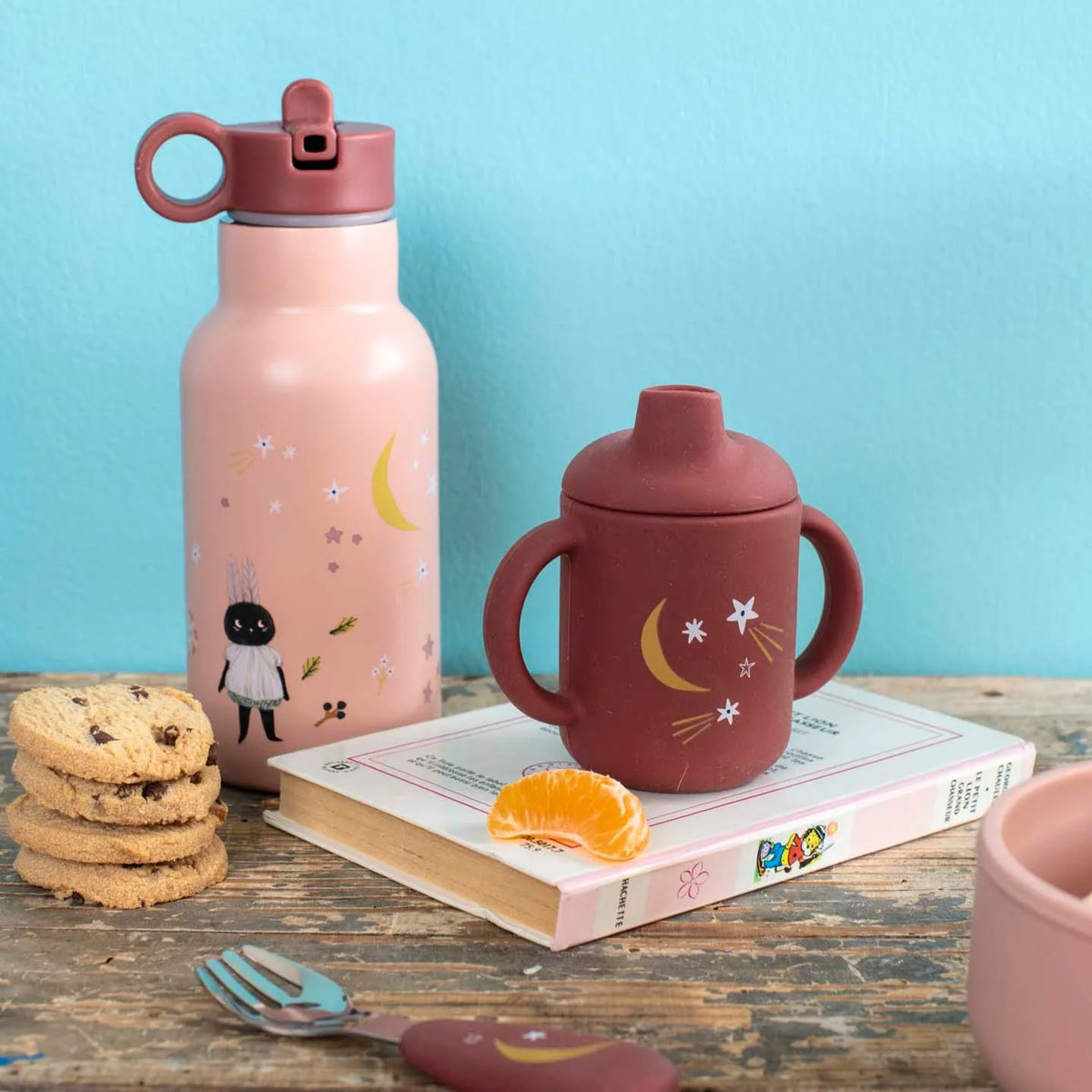 Silicone Dish Set, Après la Pluie, Decoration for Kids 1+