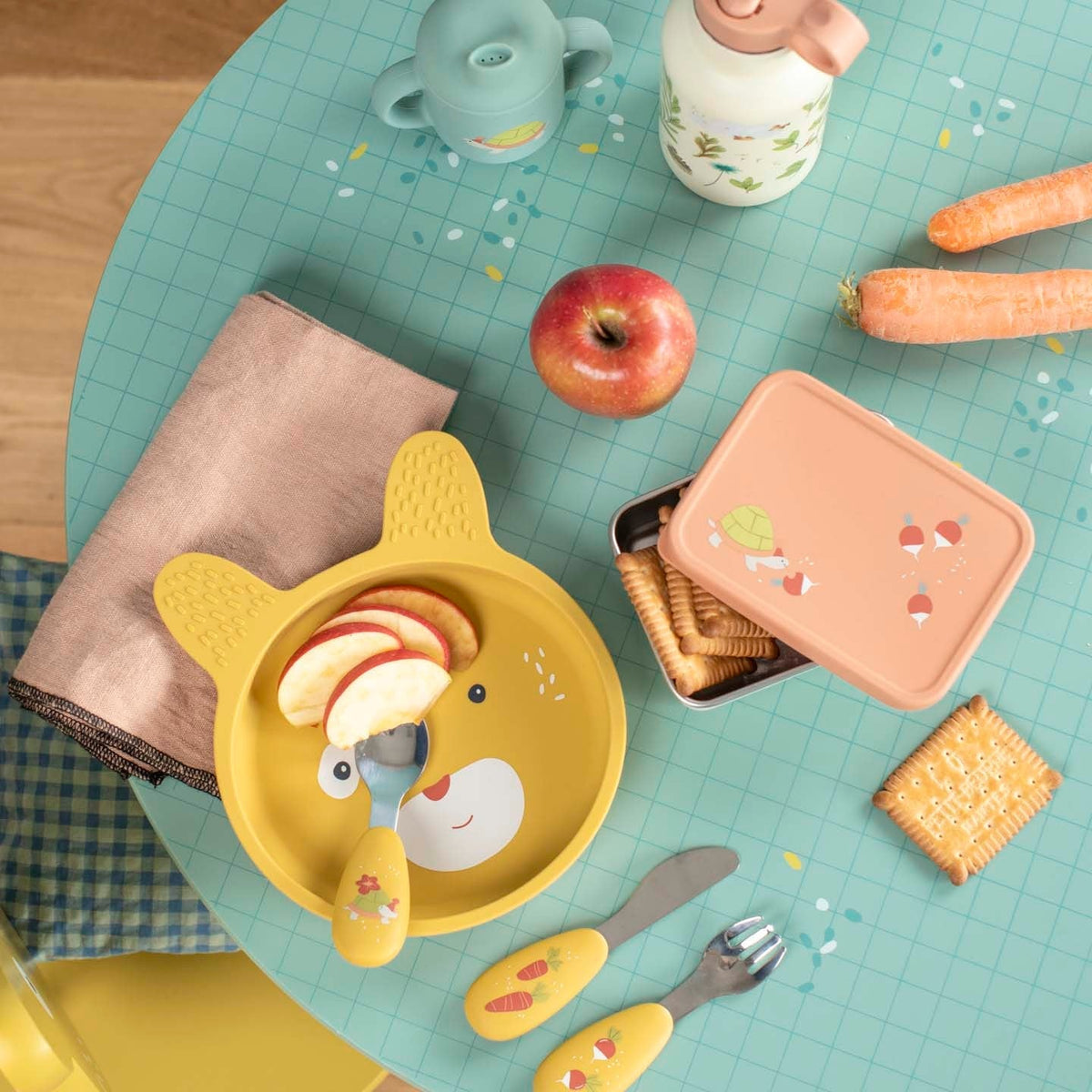 Snack Box, Trois Petits Lapins, Decoration for Kids 3+